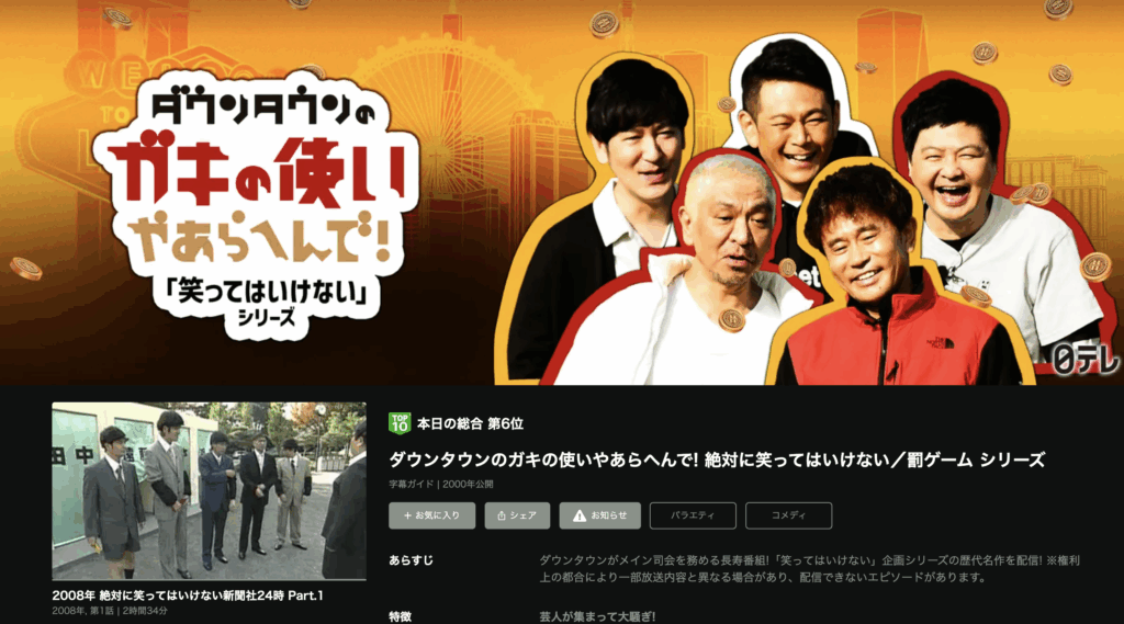 『絶対に笑ってはいけない新聞社24時（2008）』