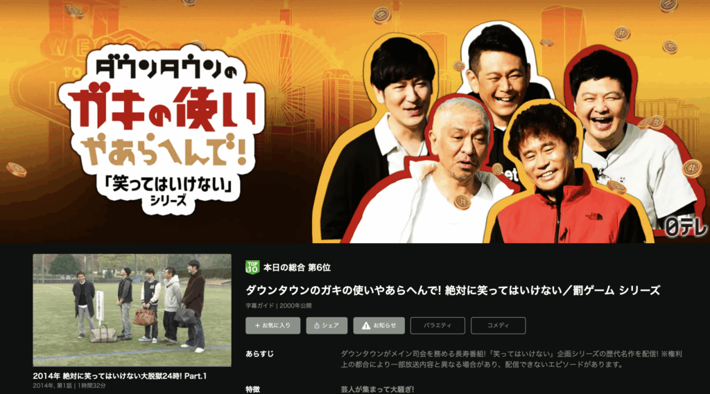 『絶対に笑ってはいけない大脱獄24時（2014）』