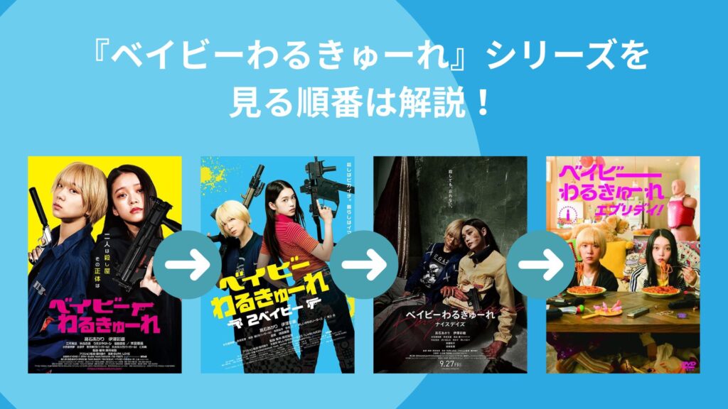 『ベイビーわるきゅーれ』シリーズを
見る順番は解説！