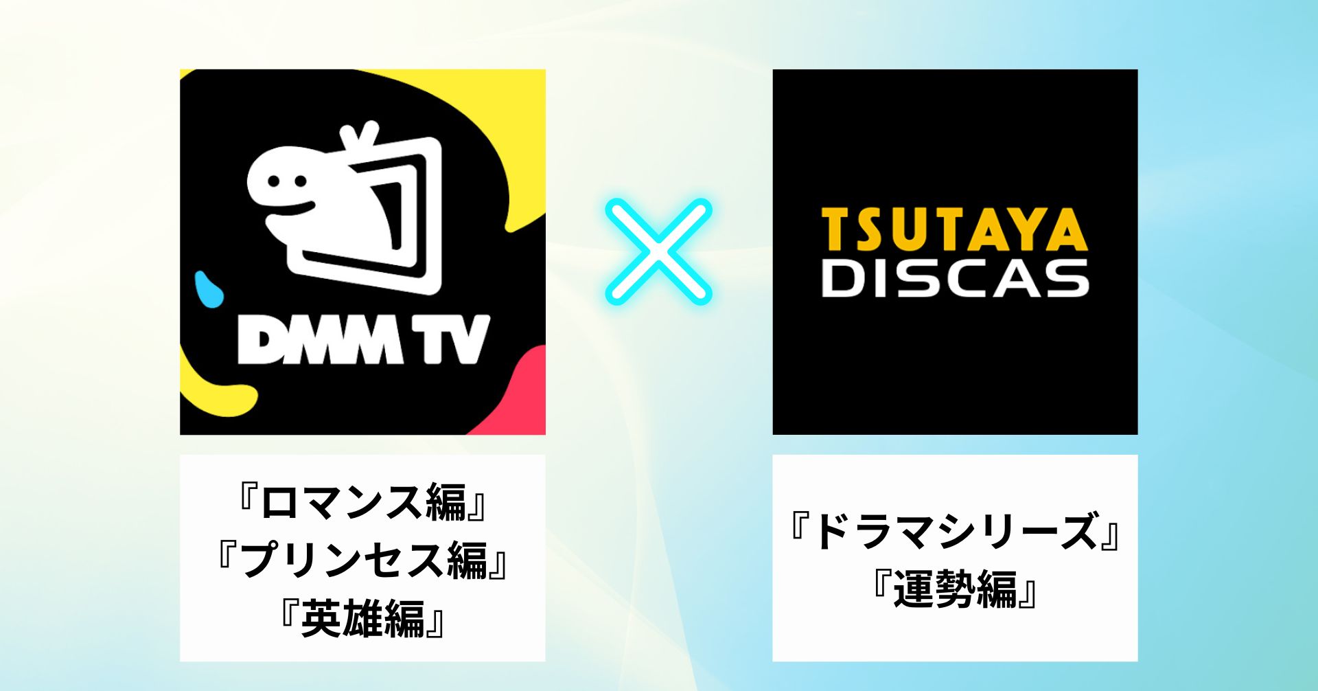 DMM TV✕TSUTAYA DISCAS