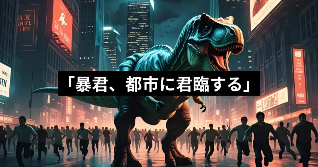 「暴君、都市に君臨する」