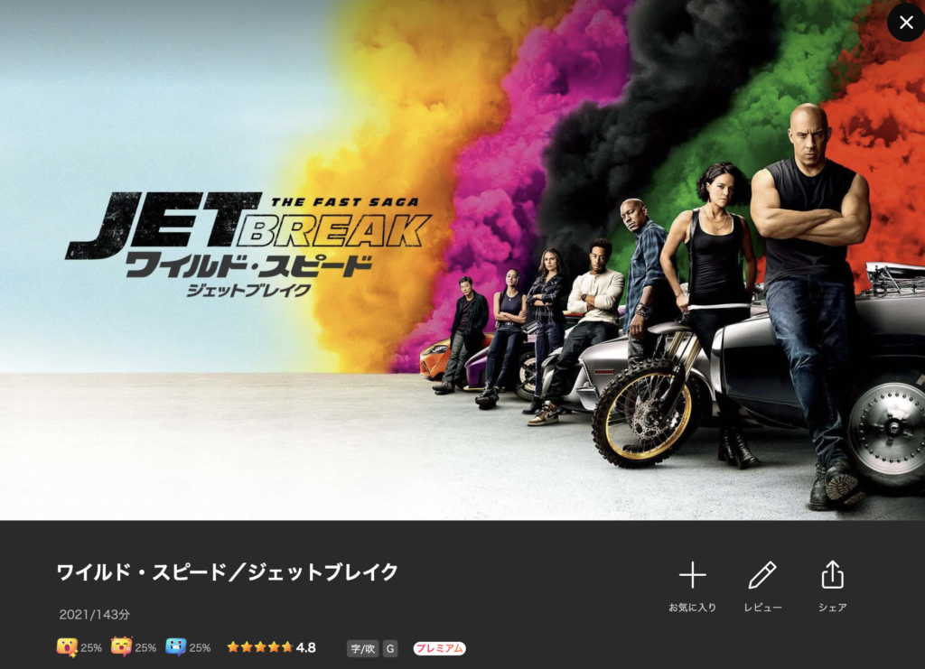 Lemino『ワイルド・スピード/ジェットブレイク』