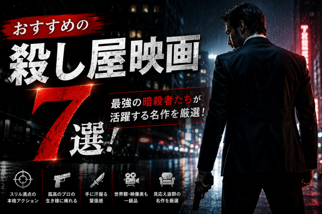 おすすめの殺し屋映画7選｜最強の暗殺者たちが活躍する名作を厳選！